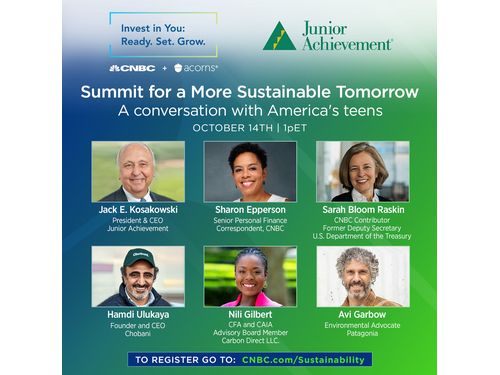 JA and CNBC Summit for a More Sustainable Tomorrow